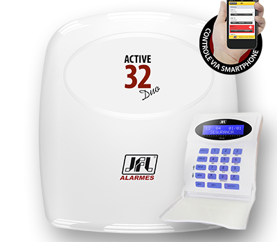 Detalhes do produto Central de alarme monitorável - Active-32 DUO