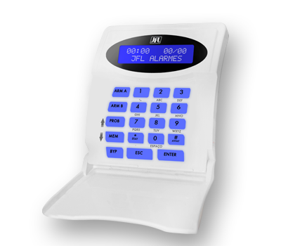 Detalhes do produto Teclado LCD JFL - TEC-300