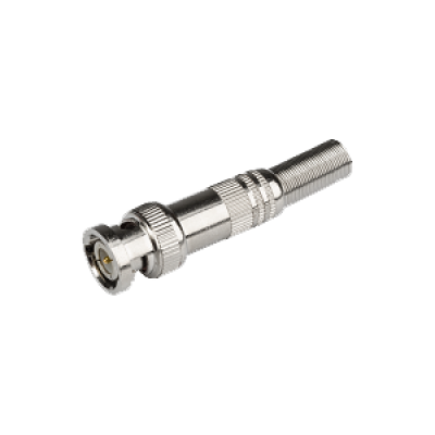 Detalhes do produto Conector BNC com mola – parafuso