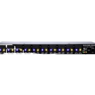 Detalhes do produto PATCH PANEL 10 PORTAS - POE VOLT 48V