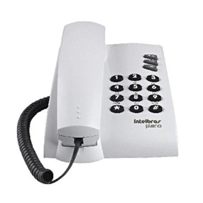 Detalhes do produto Telefone Com Fio Pleno Cinza Ártico - Intelbras