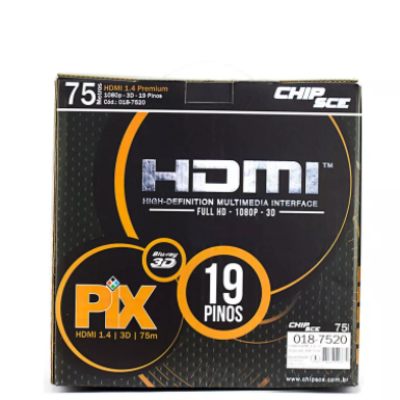 Detalhes do produto CABO HDMI 1.4 - 4K,...