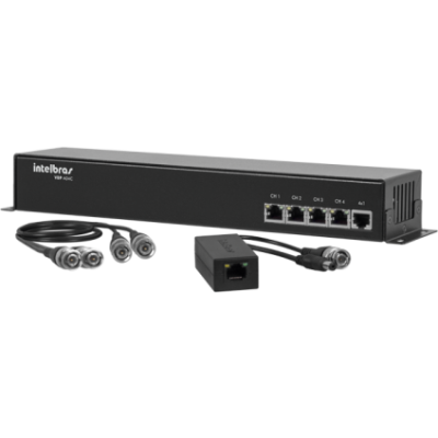 Detalhes do produto Power Balun Intelbras VBP A04C 04 Canais - Intelbras