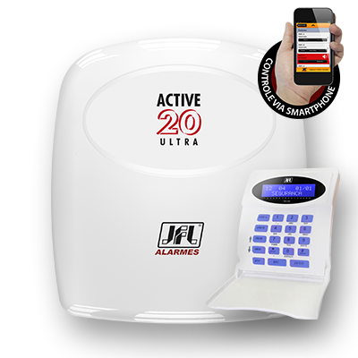 Detalhes do produto Central de alarme monitorável - JFL Active-20 Ultra (modular)
