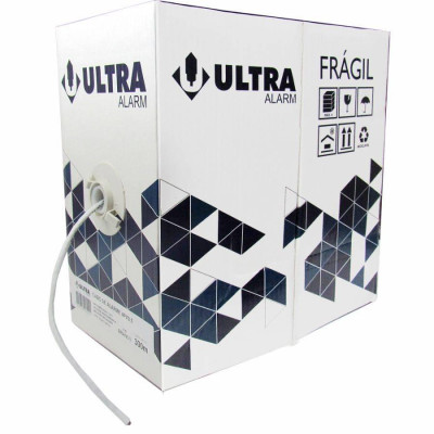 Detalhes do produto Cabo UTP 4 pares CFTV, REDE, ALARME 4px0,5 caixa 300mts - Ultra Cabos